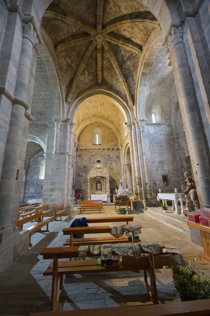 Transepto de la iglesia del monasterio de San Martín de Castañeda